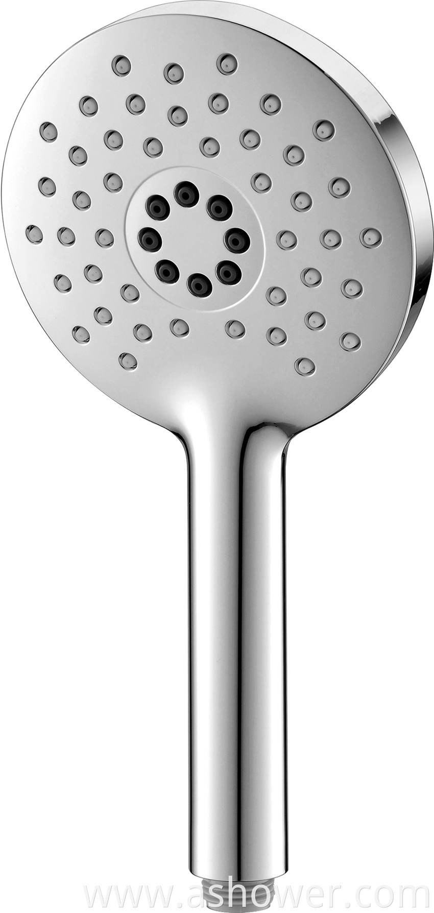 120mm Triple Function Round Back Press Hand Shower